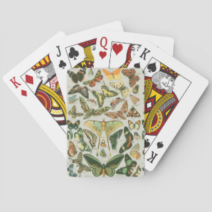 Vlinder  Antiek vlinders patroon Pokerkaarten