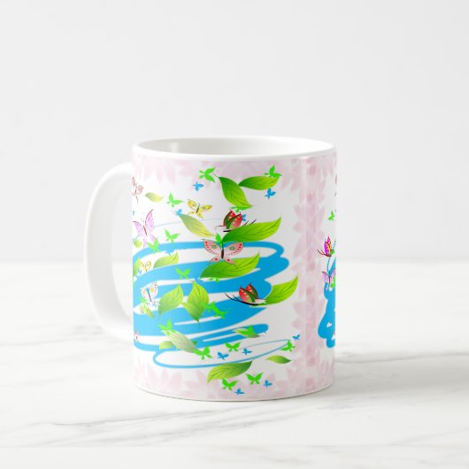 Vlinder Art 12 Mok (Voorkant links)