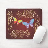 Vlinder Art 1 Mousepad Muismat (Met muis)