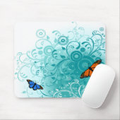 Vlinder Art 2 Mousepad Muismat (Met muis)