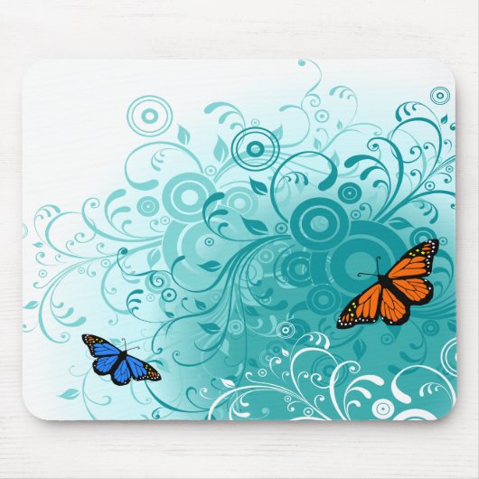 Vlinder Art 2 Mousepad Muismat (Voorkant)