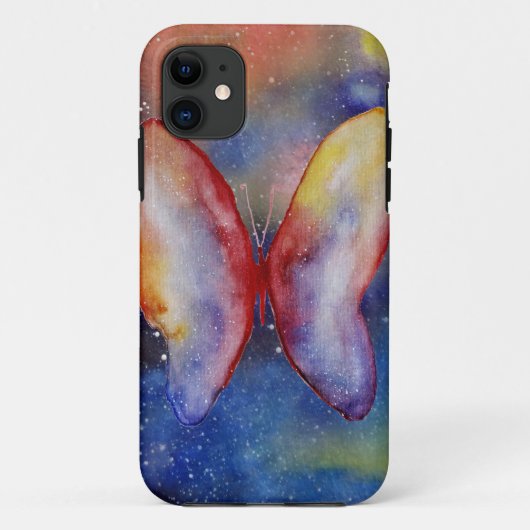 Vlinder Art iPhone SE + iPhone Case (Achterkant)
