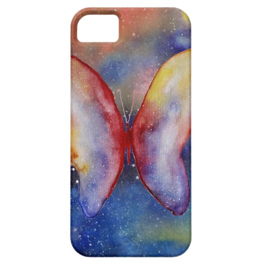 Vlinder Art iPhone SE + iPhone Case (Achterkant)