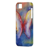 Vlinder Art iPhone SE + iPhone Case (Achterkant Links)