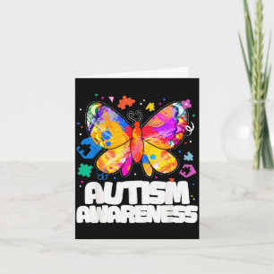 Vlinder autisme bewustzijn ondersteuning autistisc kaart