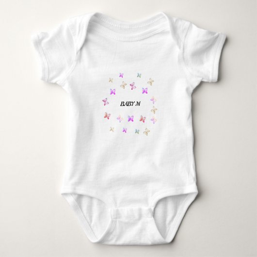 vlinder Baby,Baby Rompertje Romper (Voorkant)