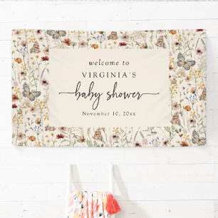 Vlinder Baby Shower Banner