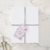 Vlinder Baby Shower Cadeaulabel (Met Touw)