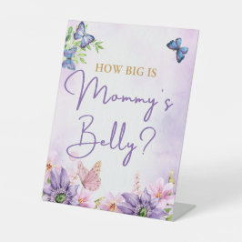 Vlinder Baby shower Het is een meisje voetstuk tek Reclamebord Met Voetstuk