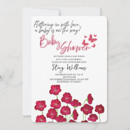 Vlinder Baby Shower Kaart