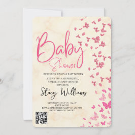 Vlinder Baby Shower Kaart