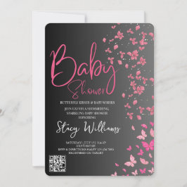 Vlinder Baby Shower Kaart