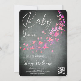 Vlinder Baby Shower Kaart