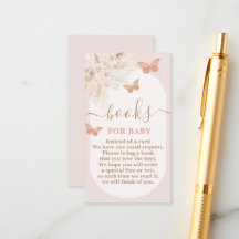 Vlinder Baby shower Meisje Boeken voor Baby