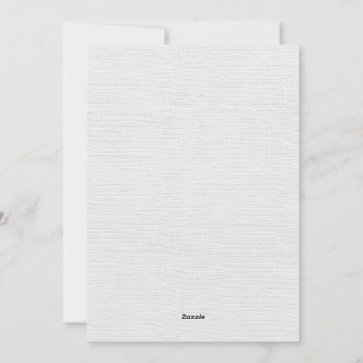 Vlinder Baby shower Meisje Paarse Bloemen Baby Gou Feestdagenkaart (Achterkant)