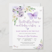 Vlinder Baby Shower Uitnodiging (Voorkant)