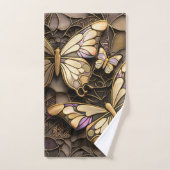 vlinder bad handdoek (Handdoek)