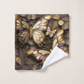 vlinder bad handdoek (Wasdoekje)