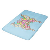 Vlinder Badkamer Vloerkleed Badmat (Gekanteld)