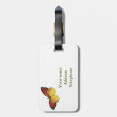 Vlinder Bagage Label (Achterkant verticaal)