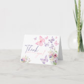 Vlinder bedankkaart (Voorkant)