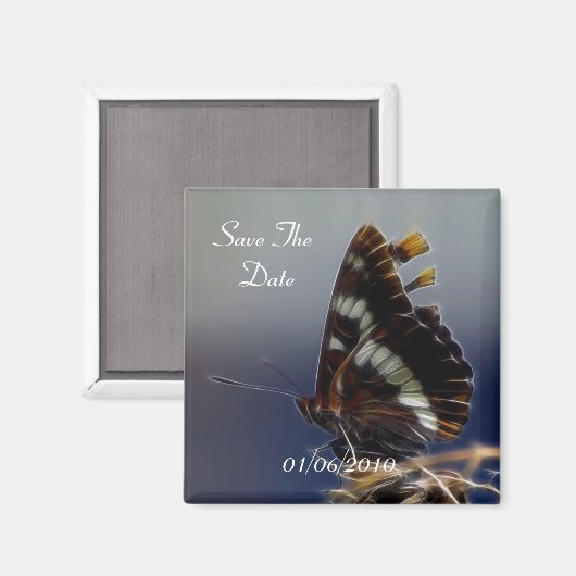 Vlinder Bewaar de datummagneten Magneet (Voorkant / Achterkant)