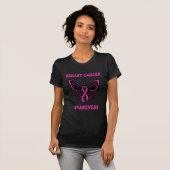 Vlinder/Bewustzijn...Borstkanker T-shirt (Voorkant volledig)