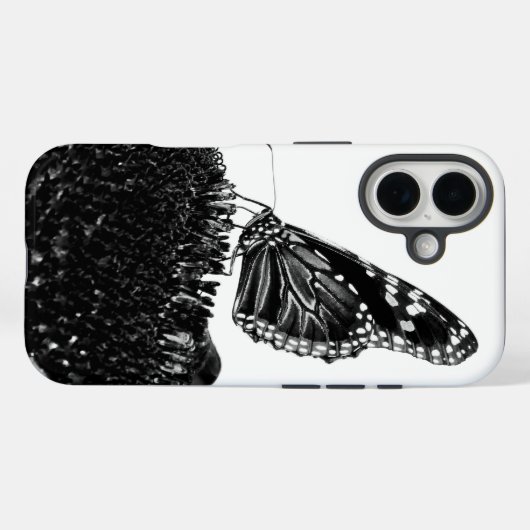 vlinder blacq Case-Mate iPhone case (Achterkant (horizontaal))