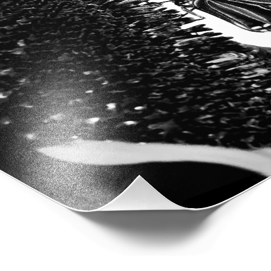 vlinder blacq foto afdruk (Hoek)