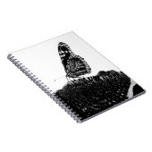 vlinder blacq notitieboek (Rechterzijde)