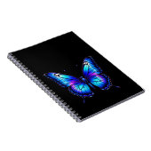 Vlinder blauw notitieboek (Rechterzijde)