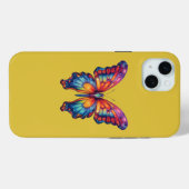 Vlinder Blauwe Oranje Vleugels Case-Mate iPhone Case (Achterkant (horizontaal))
