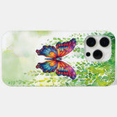 Vlinder Blauwe Oranje Vleugels Case-Mate iPhone Case (Achterkant (horizontaal))