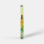 Vlinder Blauwe Oranje Vleugels iPhone Hoesje (Rechterkant)