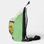 Vlinder Blauwe Oranje Vleugels Sling Bag (Rechts)