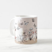 Vlinder Bliss Koffiemok (Voorkant links)