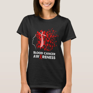Vlinder Bloedkanker Vrouwen Meisje Bloedkanker Awa T-shirt