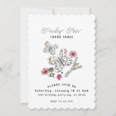 Vlinder Bloem Kaart (Voorkant)