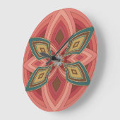 Vlinder Bloem Mandala Grote Klok (Hoek)