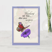 Vlinder, Bloem, na Chirurgie Kaart (Voorkant)