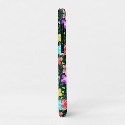 Vlinder Bloem Regenboog Case-Mate iPhone Case (Achterkant/links)