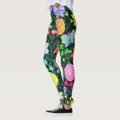 Vlinder Bloem Regenboog Leggings (Links)