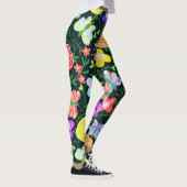 Vlinder Bloem Regenboog Leggings (Rechts)