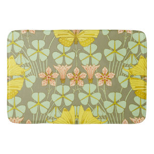 Vlinder Bloemen Botanisch Kleurrijk Badmat