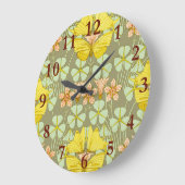 Vlinder Bloemen Botanisch Kleurrijk Grote Klok (Hoek)