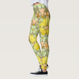 Vlinder Bloemen Botanisch Kleurrijk Leggings