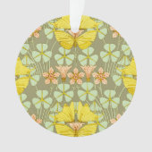 Vlinder Bloemen Botanisch Kleurrijk Ornament (voorkant)