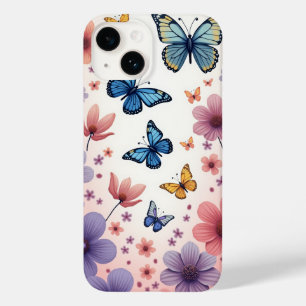 Vlinder Bloemen Case-Mate iPhone 14 Hoesje