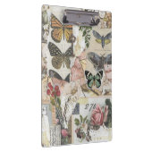 Vlinder Bloemen Ephemera Decoupage Klembord (Rechts)