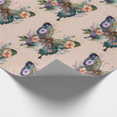 Vlinder & Bloemen Inpakpapier (Hoek)
